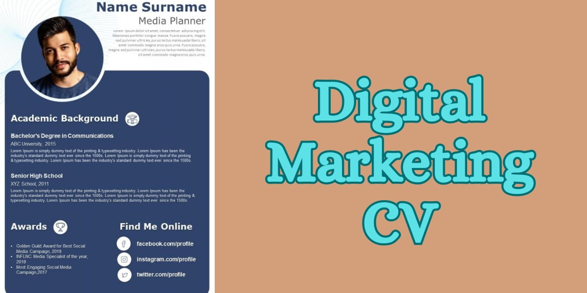 Digital Marketing CV