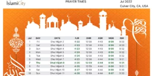 Juma Prayer Time