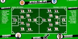brighton & hove albion f.c. vs sheffield united lineups